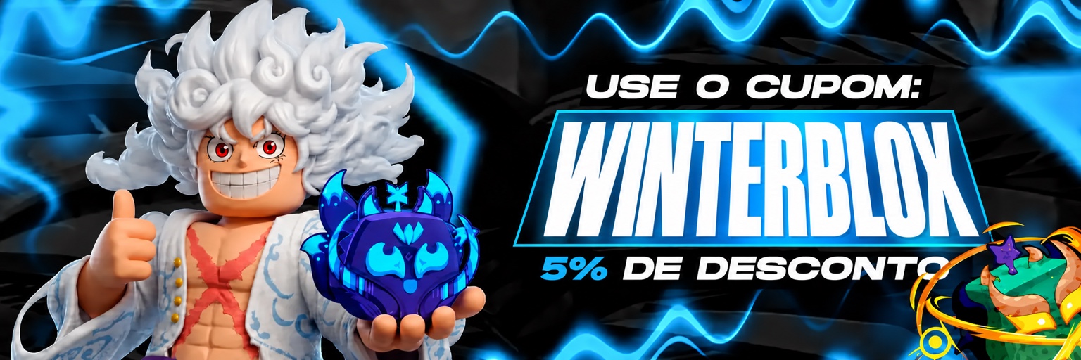 Use o cupom WINTERBLOX e ganhe 5% de desconto